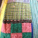 Amazing Old Antique Civil War Era Crazy Quilt Shab