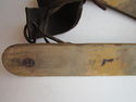 Rustic Primitive Antique Pair Wooden Ice "Skates" 