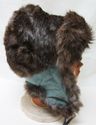 Trapper Ski Hat Real Fur Leather Autentic Russian 