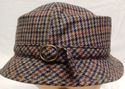 Vintage Tweed Fedora Brittish Mens Walking Hat Med