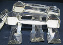 Set of 6 Antique Brilliant Crystal CUT GLASS Vinta