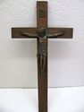 Antique Religious Cross Crucifix Vintage Corpus Ch