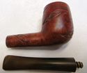 Almost Mint Brewster Pipe Imported Briar Wood Smok