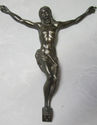 Antique Bronze Holy Christ Corpus Figurine Signed 