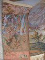 Stunning Antique Woven Tapestry Shabby Swiss Vinta