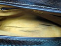 Vintage Real Genuine Snake Leather Hand Bag Made U