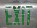 New Emergency Lighting Exit Sign Safety Box Unit 2