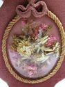 Awesome Dried Flowers Art Bouquet in Convex Glass 