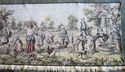 L Vintage Antique Tapestry Goblin Romantic Country