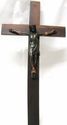 Old Ornate Antique Religious Cross Crucifix Bronze