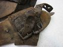 Rustic Primitive Antique Pair Wooden Ice Skates w 