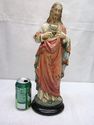 Lg Old Antique Religious Statue Jesus Christ with 