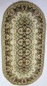 Lg Vintage Italian Gold Brocade Doily Doiley Rug T