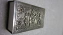 Stunning Ornate Large Match Box Holder Repousse Du