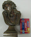 Old French Antique Bronze Statue Jesus Thorn Crown