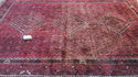 Antique Persian Knotted Wool Area Rug Thick Pile O