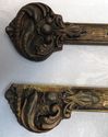 Gorgeous Old Antique Set Finials Tapestry Rods Sal