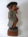 Vintage ANRI Hand Carved Wood Business Man Figure 