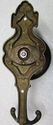 Stunning Ornate Antique Hat Coat Hanger Hook Itali