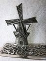 Unusual Antique Dutch Vintage Silver Match Box Hol