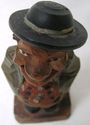 Vintage ANRI Hand Carved Wood Business Man Figure 