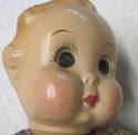 Lovely Original Antique Composition Girl Doll Head