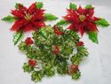 Lot Vintage Italian Lucite Cellulose Flowers Holly