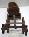 American Antique Toy Pull Horses and Carriage Vint