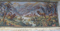 Stunning Antique Woven Tapestry Shabby Swiss Vinta