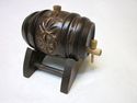 Great Antique Wine Barrel Keg Miniature Chip carve