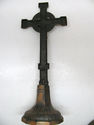 Stunning Antique Religious Bronzed Cross Crucifix 