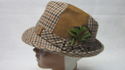 Classic Dobbs USA Tweed Fedora Mens Walking Huntin