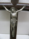 Stunning Lg Antique Religious Wood Cross Crucifix 