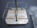 Antique Condiment Cruet Set Vintage ESPN Silver pl