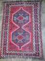 Primitive Antique Wool Persian Bedouin Area Rug Ca