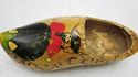 Single VINTAGE Holland Carved Wood Clog Souvenir D