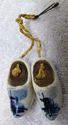 Vintage Miniature Clogs Delft Blue Pottery Hand Pa