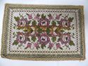  Vintage Italian Gold Brocade Doily Doiley Rug & T