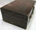 Antique Primitive Wood Box Rustic Dovetailed  Upho