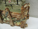 Lovely Antique Majolica Pottery Figural Statue Fig