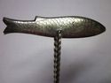 Victorian Antique Silver Fish Server Fine Ornate S