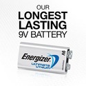 Energizer Ultimate Lithium Battery 9V 1000 mAH