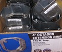 4" Octagon Extension Ring Metal Electrical Box