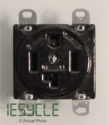 NEW Grounding Flush Receptacle 4-Wire [Hubbell]