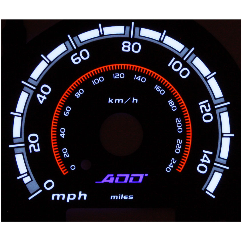 ADD W1 V1 Overlay Gauge + HAVC FOR 02 03 Nissan Sentra SER
