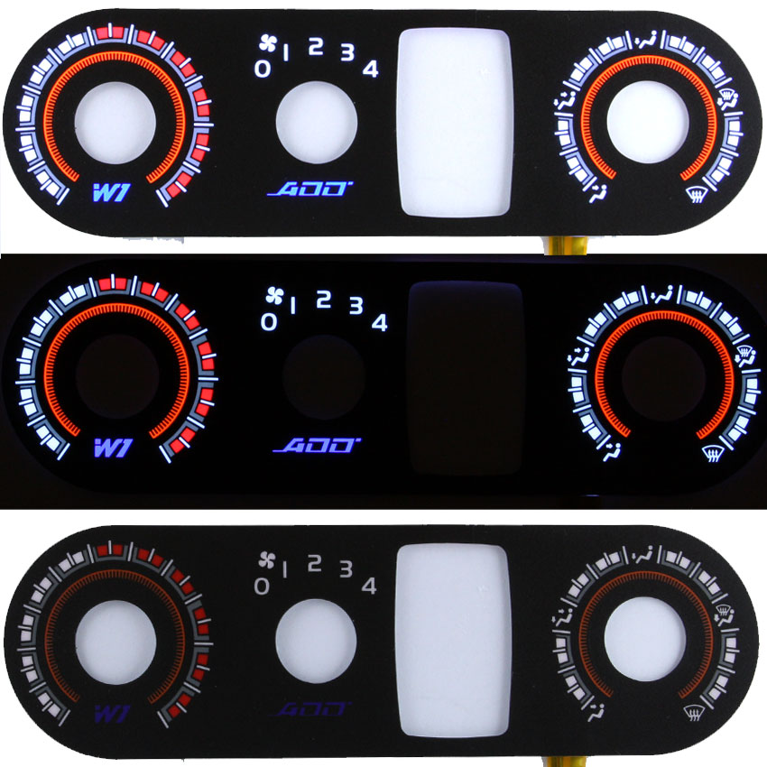 1dページ☆ ADD W1 V1 Overlay Gauge + HAVC FOR 02 03 Nissan Sentra SER