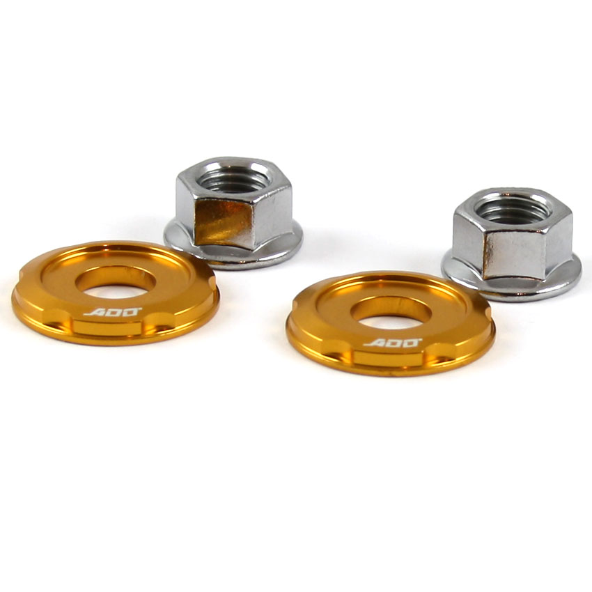 ADD W1 14mm Chrome Strut Tower Brace Nuts & Bolts Kit – Silver Finish, Washer Included