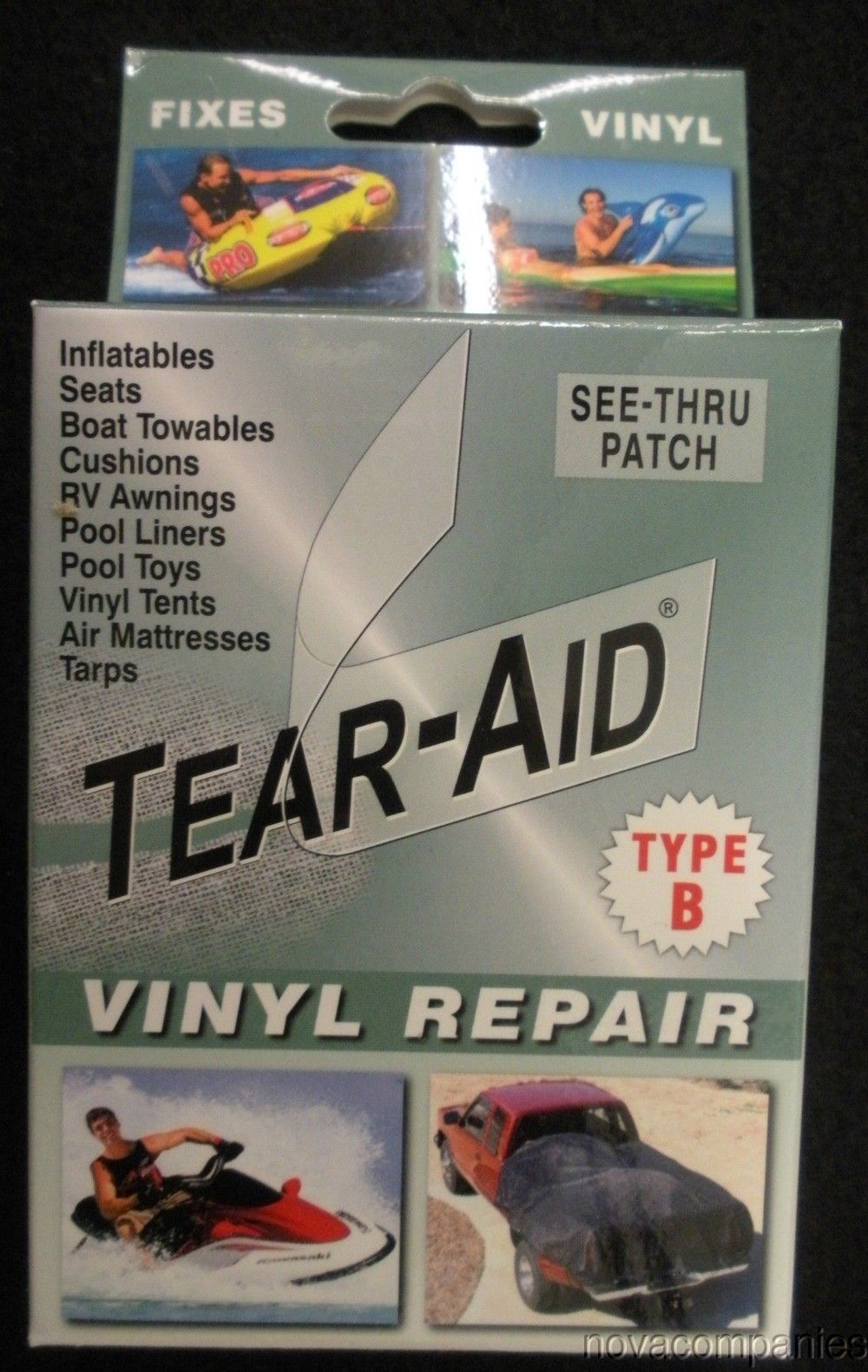 Liner Repair Kit For Vinyl Spas, Pools, Toys, Tents and More, Nova