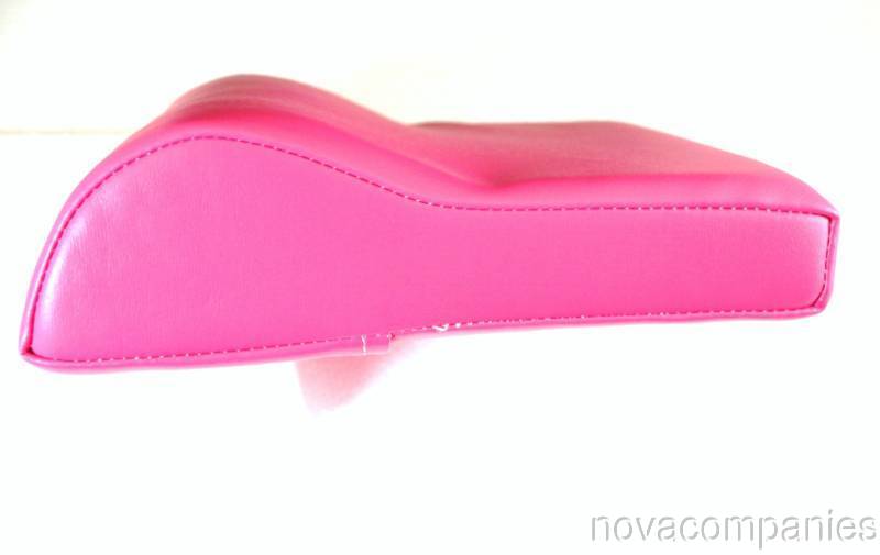 Deluxe Bright Pink Contour Vinyl Tanning Bed Pillow , Nova Companies