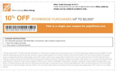 More About Home Depot Coupons